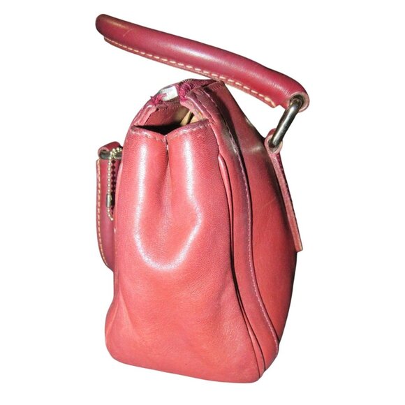 Coach Vintage 1999 Legacy Bonnie Cashin Oxblood Burgundy full grain leather bag - Picture 4 of 12